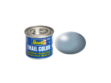 Краска алкидная - Серый (RAL7001), сатиновая, 14 мл