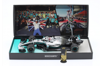 MERCEDES-BENZ GP F1 W10 Eq Power+ Team Amg Petronas Motorsport N44 World Champion Usa Gp (2019) Lewis Hamilton, Silver Black