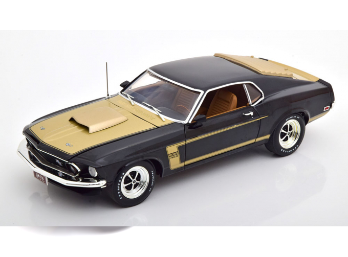 FORD Mustang Boss 429 Prototype (1969), black golden