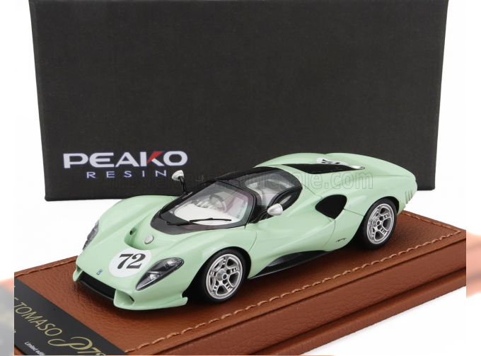 DE TOMASO P72 N 72 Racing (2020), Very Light Green