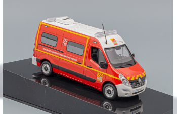 RENAULT Master Van Vsav Sapeurs Pompiers (2014), Red White