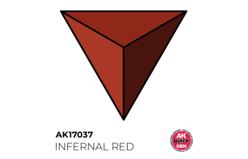 Краска акриловая QUICK GEN - Огненно-красный / INFERNAL RED, 18мл