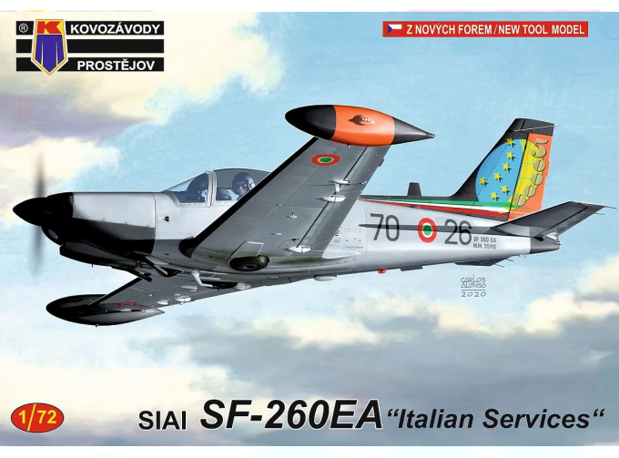 Сборная модель Самолёт SIAI SF-260EA „Italian Services“