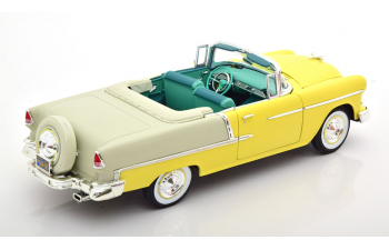 CHEVROLET Bel Air Convertible (1955), light yellow white