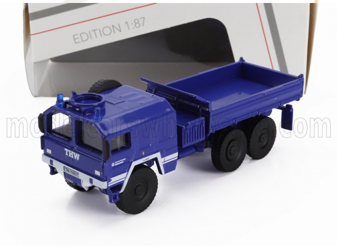 MAN Kat1 5t. Truck Thw 3-assi (1969), Blue