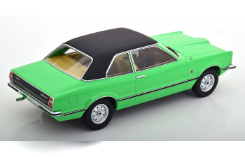 FORD Taunus GXL Saloon with vinyl roof (1971), green flat-black