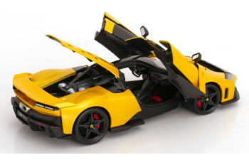 FERRARI F80 (2024) - Black Wheels, Giallo Tristrato - Yellow Met