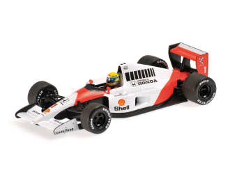 McLAREN F1 MP4/6 №1 World Champion Ayrton Senna Mexico GP (1991) with Jean Alesi Riding