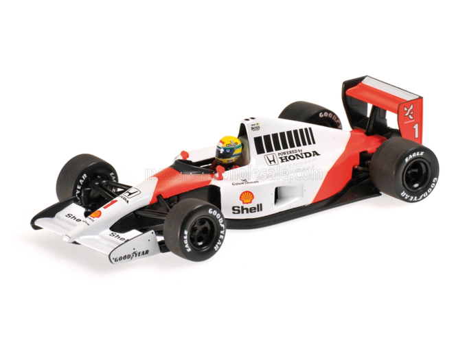 McLAREN F1 MP4/6 №1 World Champion Ayrton Senna Mexico GP (1991) with Jean Alesi Riding