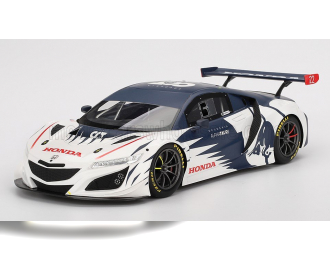 HONDA Nsx Gt3 Evo Team Alpha Tauri №0 Red Bull Formula Nurburgring (2023) Yuki Tsunoda, White Blue