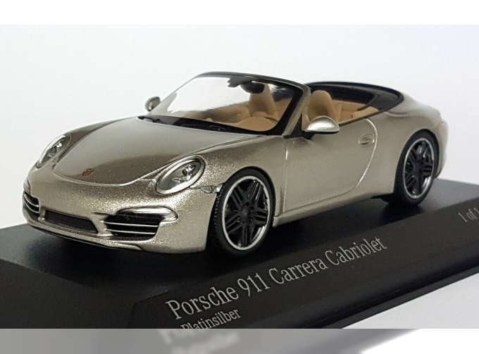 PORSCHE 911 CARRERA S CABRIOLET (991) 2012 серебристый