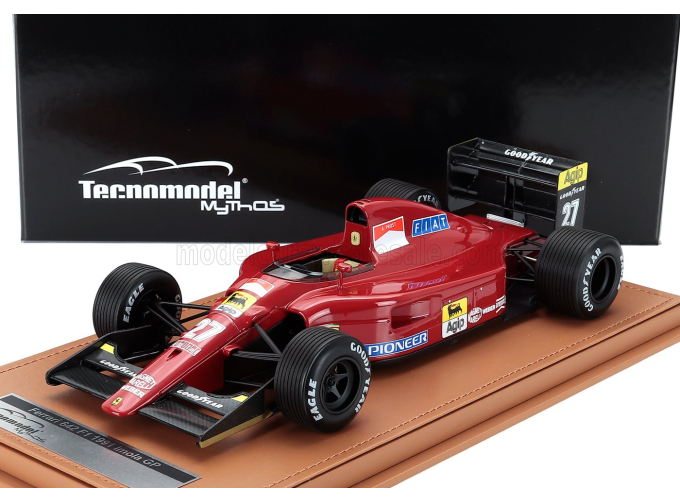 FERRARI F1 642 №27 Imola Gp With Rain Tires (1991) Alain Prost, Red Black