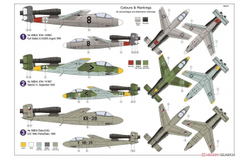 Сборная модель Heinkel He 162B-6 "Volksjäger 46"