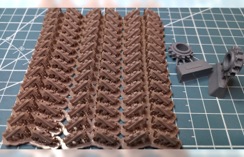 Набор траков с косым грунтозацепом для Б-4