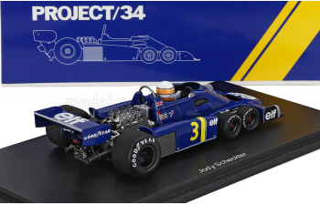 TYRRELL F1 P34 Elf 6-wheels №3 Dutch Gp (1976) Jody Scheckter, Blue Yellow