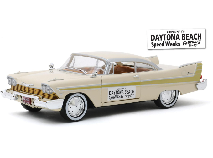 PLYMOUTH Fury "Daytona Beach Speed Weeks February 3-17" 1957