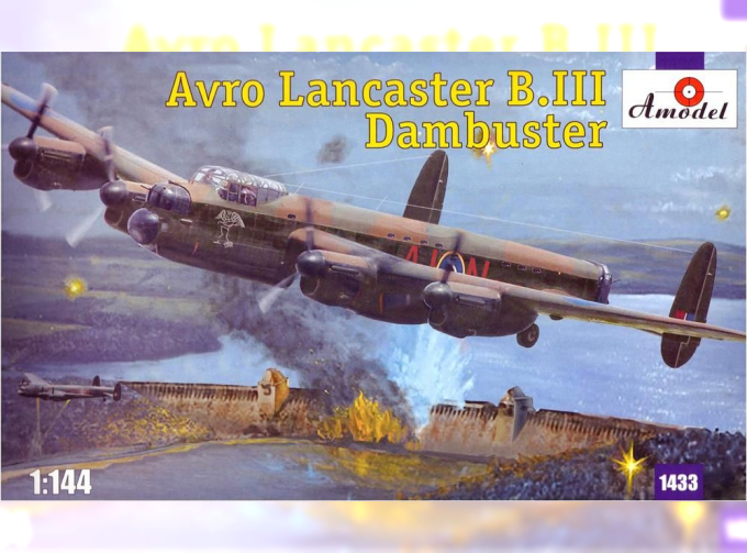 Сборная модель Британский тяжелый бомбардировщик Avro Lancaster B.III "Dambusters"