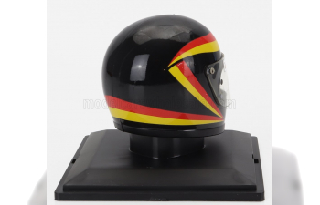 HELMET F1 Casco - March 821 N19 Season (1982) Emilio De Villota, Black Yellow