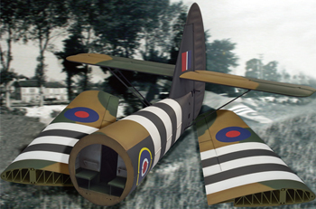 Сборная модель Horsa Glider Wing & Rear Fuselage (Tail Unit) Set GERMAN WWII