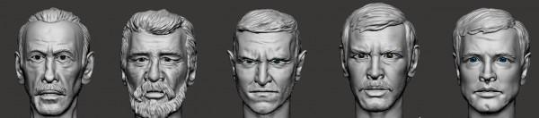 Головы (с волосами) №31