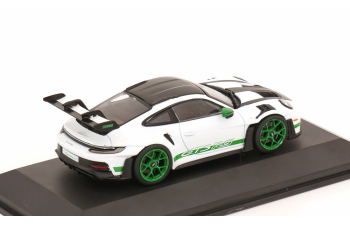 PORSCHE 911 992 Gt3 Rs Coupe (2023), white / green