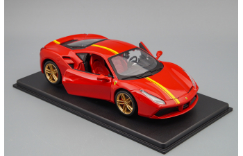 FERRARI 488 GTB Inspired by the 312 P1 (1972), red