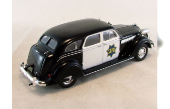 (Уценка!) CHRYSLER Airflow CRS Полиция Сан-Франциско (1936), Полицейские Машины Мира 42, черный
