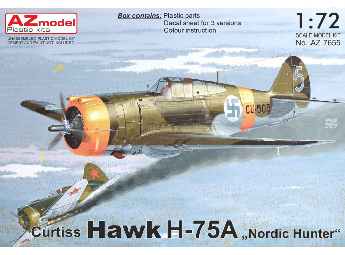 Сборная модель Curtiss Hawk H-75A „Nordic Hunter“