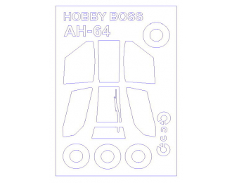 Маски окрасочные для AH-64