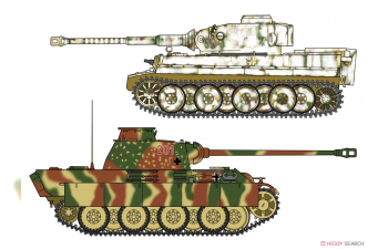 Сборная модель Набор танков TIGER I & PANTHER G (Limited Edition)