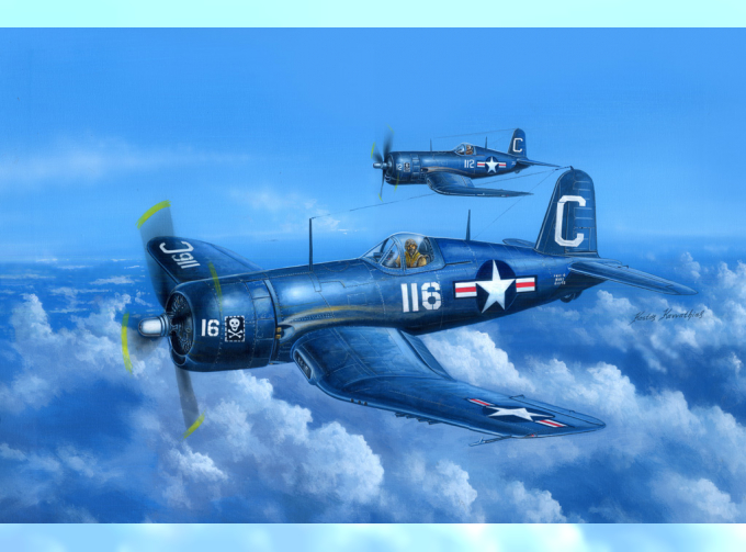 Сборная модель Самолет F4U-4 Corsair early version