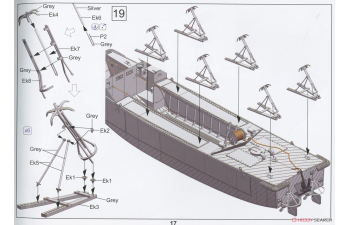 Сборная модель US Rangers Landing Craft Assault (LCA)