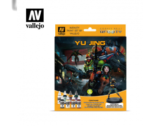 Набор красок Model Color "INFINITY YU JING EXCLUSIVE MINIATURE" 8 цветов, 17 мл + фигурка