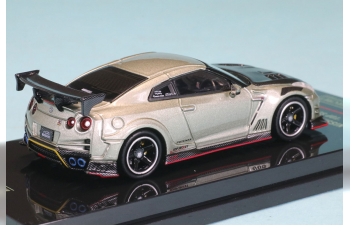 NISSAN Skyline Gt-r (r35) Top Secret (2015), Silver Black