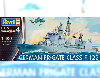 Сборная модель Немецкий фрегат типа «Бремен» F122