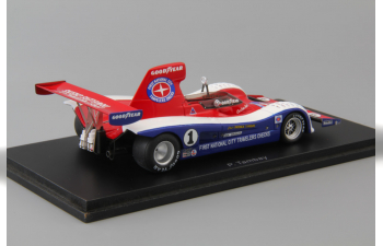 LOLA T333 Cs Patrick Tambay Ganador Mosport (1977), red / blue