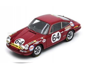 PORSCHE 911s 1991cc Coupe Team C.haldi №64 24h Le Mans (1970) Jean Sage - Pierre Greub, Red