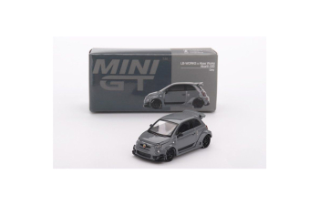 Fiat 595 Abarth LB-Works x ABAS Works Grey RHD Pravostranné Řízení Fiat 500 - kovový model