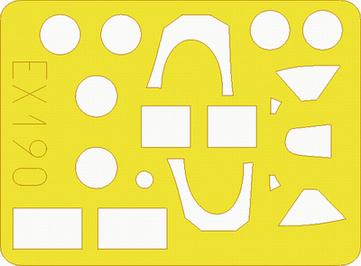 Окрасочная маска Британский истребитель Supermarine Spitfire MK.IXc / XVIe