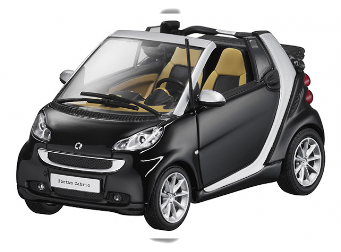 SMART ForTwo Cabriolet A451 (2012), deep black