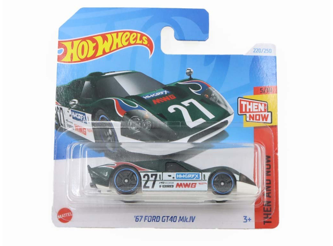 FORD GT-40 MK.IV №27 (1967), green/white