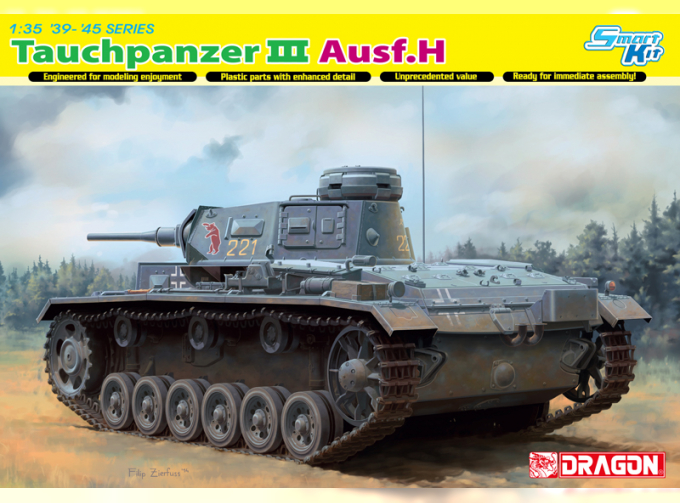 Сборная модель Танк Pz.Kpfw.III (T) Ausf.H