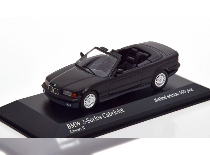 BMW 3 E36 Cabrio 1993, black