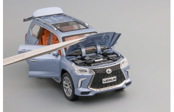 LEXUS LX570 (2021), голубой металлик