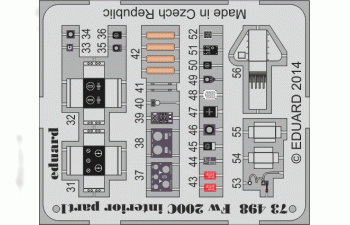 Фототравление Цветное фототравление для Fw 200C interior S.A.