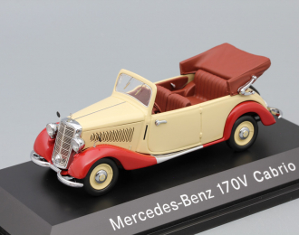 MERCEDES-BENZ 170 V Cabriolet, red / beige