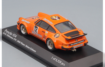 PORSCHE 934 Heimut Kelleners Winner Eifeirennen DRM (1976), orange