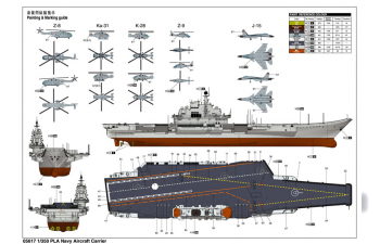 Сборная модель Авианосец "Лиао Нинг"