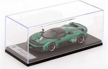 FERRARI F80 (2024), green metallic /silver red