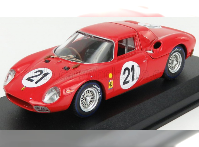 FERRARI 250lm 3.3l V12 Team N.a.r.t. North American Racing N 21 Winner 24h Le Mans 1965 M.gregory - J.rindt, Red